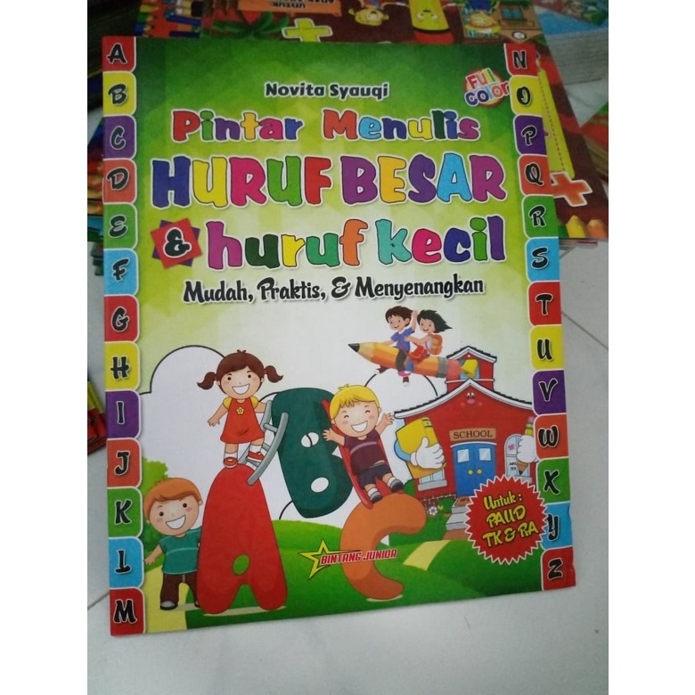 Jual Buku PAUD - Besar Dan Tebal - PINTAR MENULIS HURUF BESAR & KECIL ...