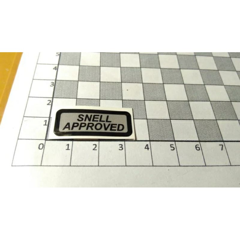 Jual stiker SNELL APPROVED helm universal | Shopee Indonesia