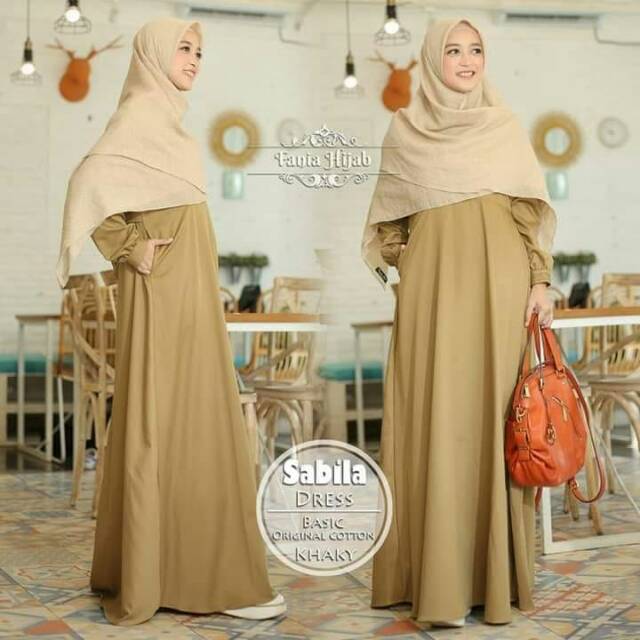 Dress warna outlet khaki