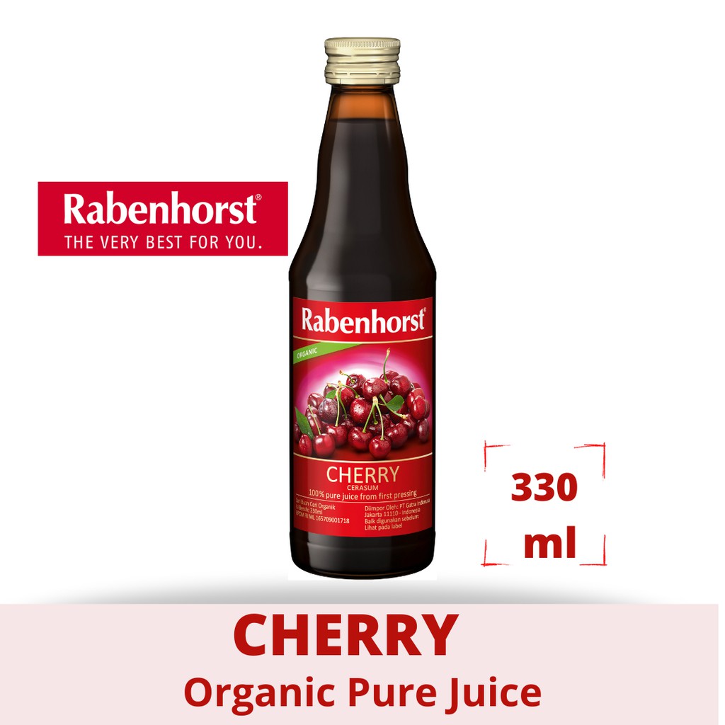 Jual Rabenhorst Organic Pure Juice CHERRY 330 Ml (100% Pure Juice ...