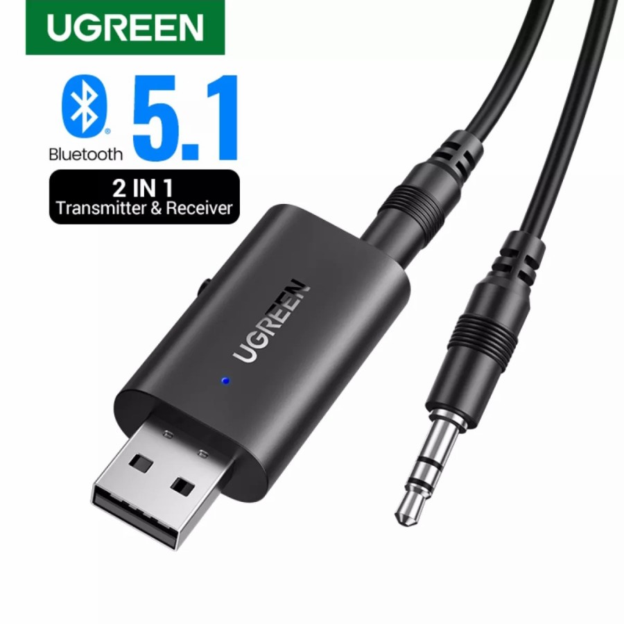 Jual UGREEN Bluetooth 5.1 Receiver Transmitter 3.5mm Audio Wireless