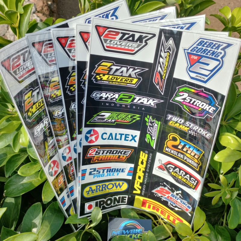 Jual Sticker 2 Tak, Hobi 2 Stroke , 2 Tak Lovers ( Sudah Cutting Mesin ...