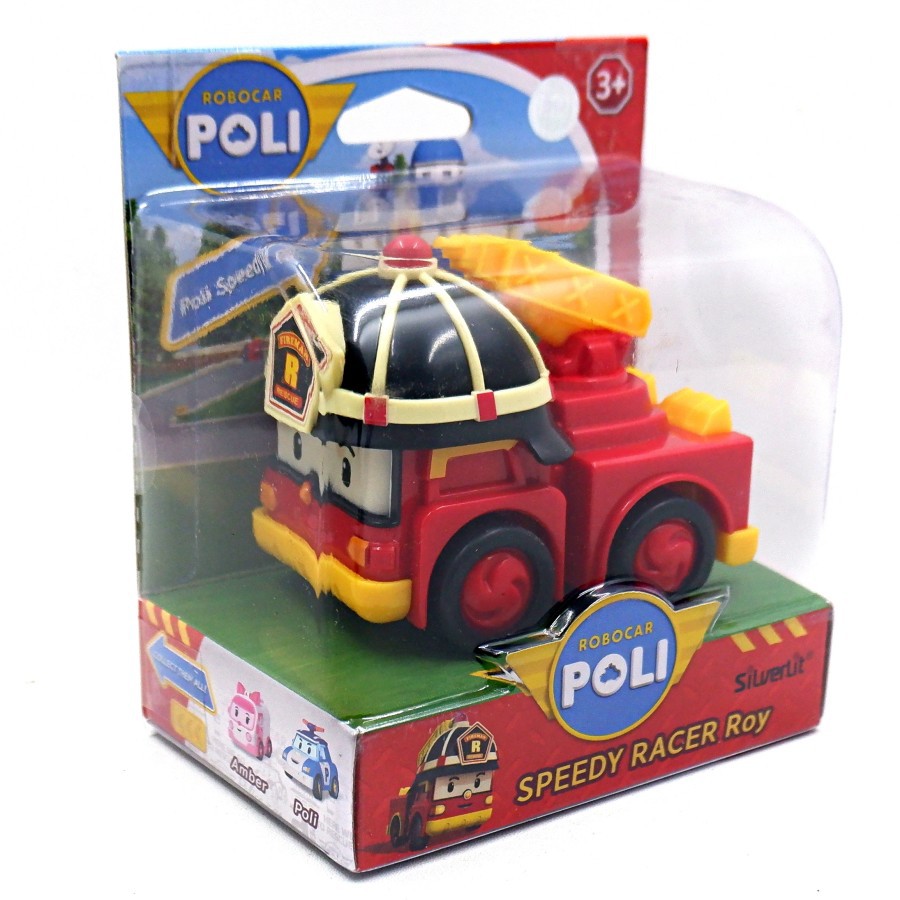 Jual Mainan Robocar Poli Speedy Racer - Roy ( Pullback ) | Shopee Indonesia