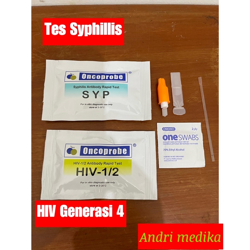 Jual Tes Syphilis dan Tes HIV generasi 4 sensifitas 100 Shopee Indonesia