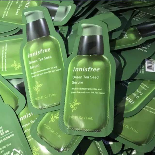 Jual INNISFREE Green Tea Seed Serum Sample Sachet 1ml | Shopee Indonesia