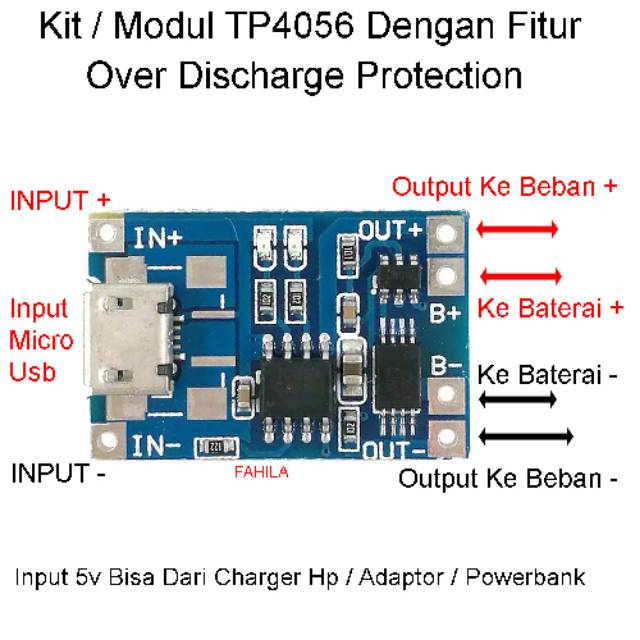 Jual Kit Modul Tp Odp Charger Baterai Batre Li Ion Baterai Hp Shopee Indonesia