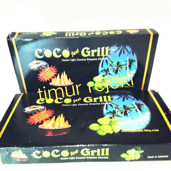 Jual PROMO AKHIR TAHUN !! COCO FAST GRILL BRIKET / ARANG KELAPA ISI 2