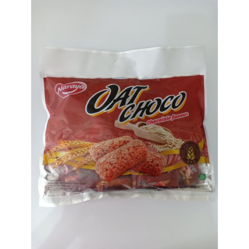Jual Oat Choco Chocolate Flavour 400 gram (10 gramx 40 pcs) | Shopee ...