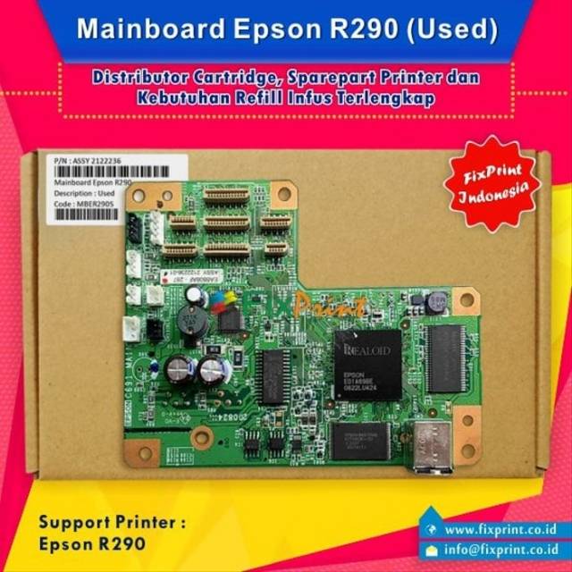 Jual Mainboard / Motheboard Printer Epson R290 FPS2077 Shopee Indonesia