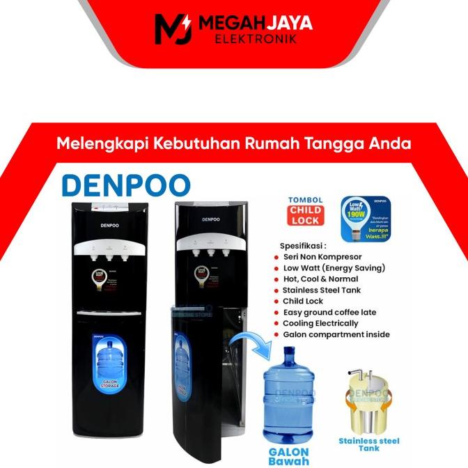 Jual Denpoo Dispenser Galon Bawah Ddb 29 Ddb 29 Normal Cool And Hot Shopee Indonesia 5028