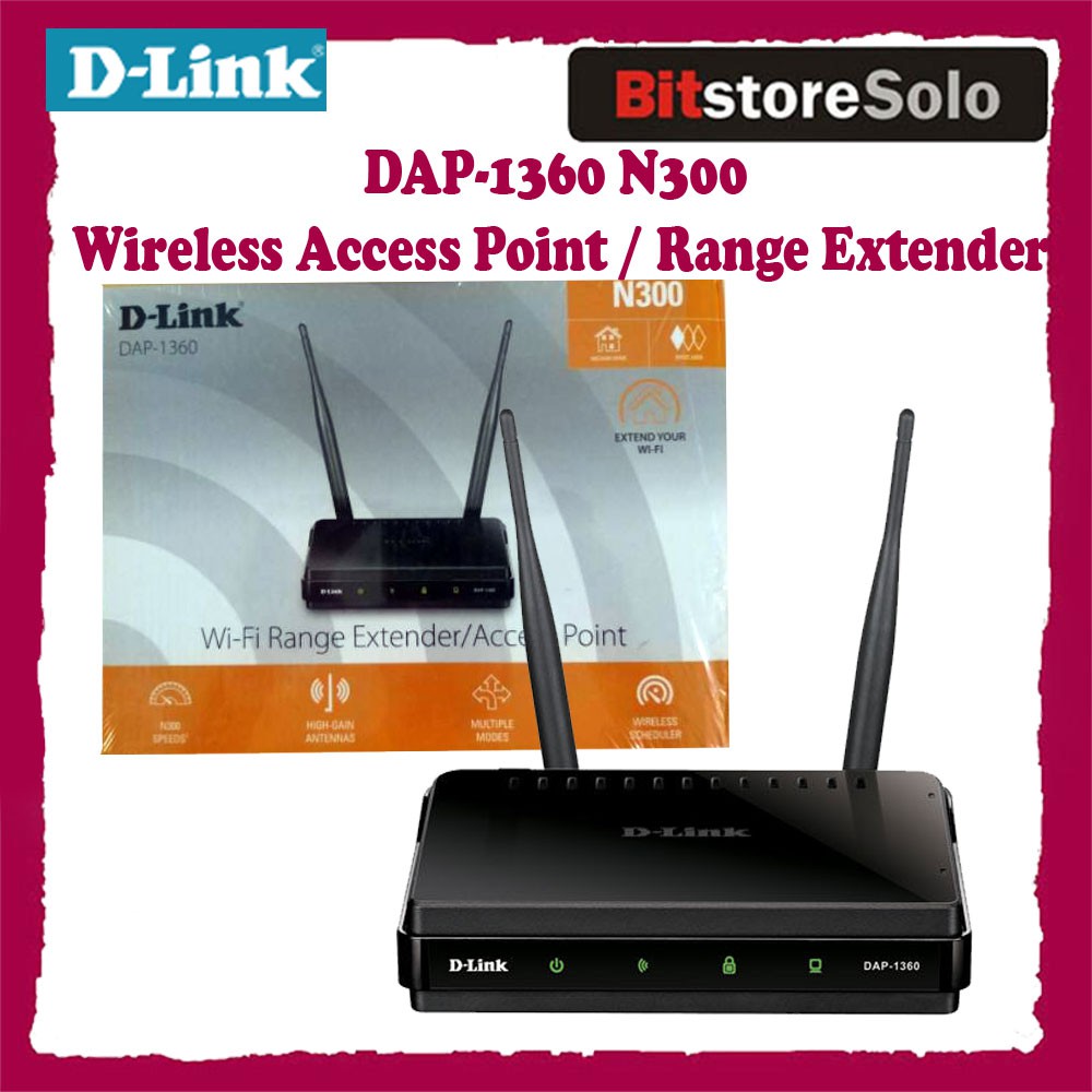 Jual Wireless Access Point / Range Extender DLink N300 DAP1360