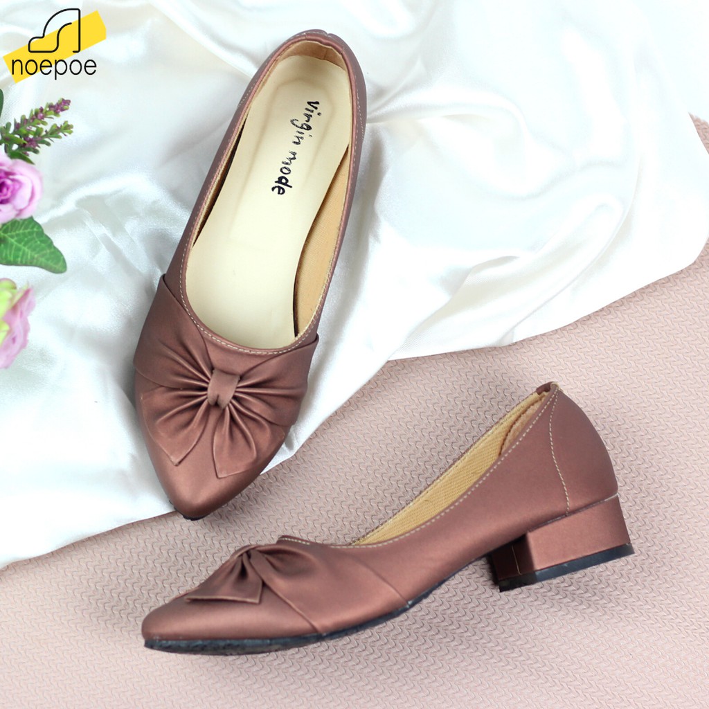 Jual Sepatu Heels Wanita Hak 2cm Noepoe Shopee Indonesia