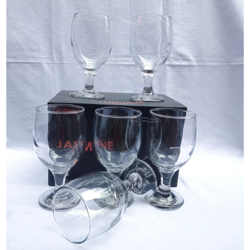 Jual Gelas Kaki Gelas Wine Gelas Gobet Gelas Cafe Shopee Indonesia 9145