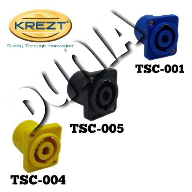 Jual Ds Socket Speakon Kotak Krezt TSC 001 - 004 - 005 Original Soket ...