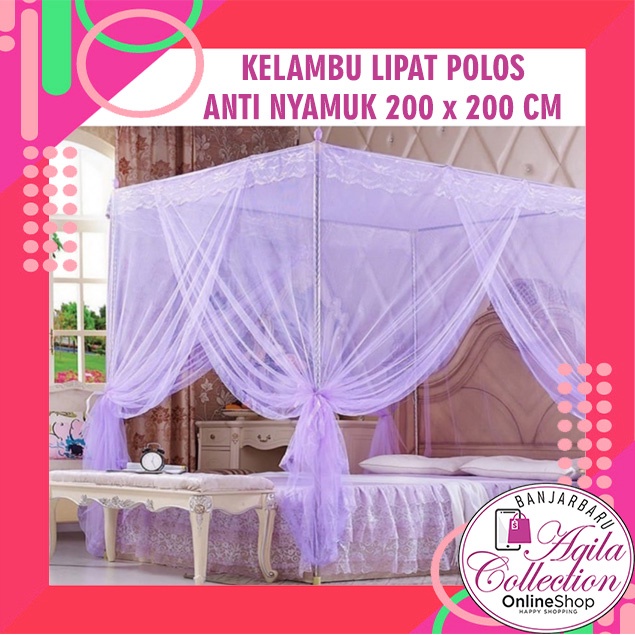 Jual Kelambu Lipat Polos Jumbo Anti Nyamuk X Cm Shopee Indonesia