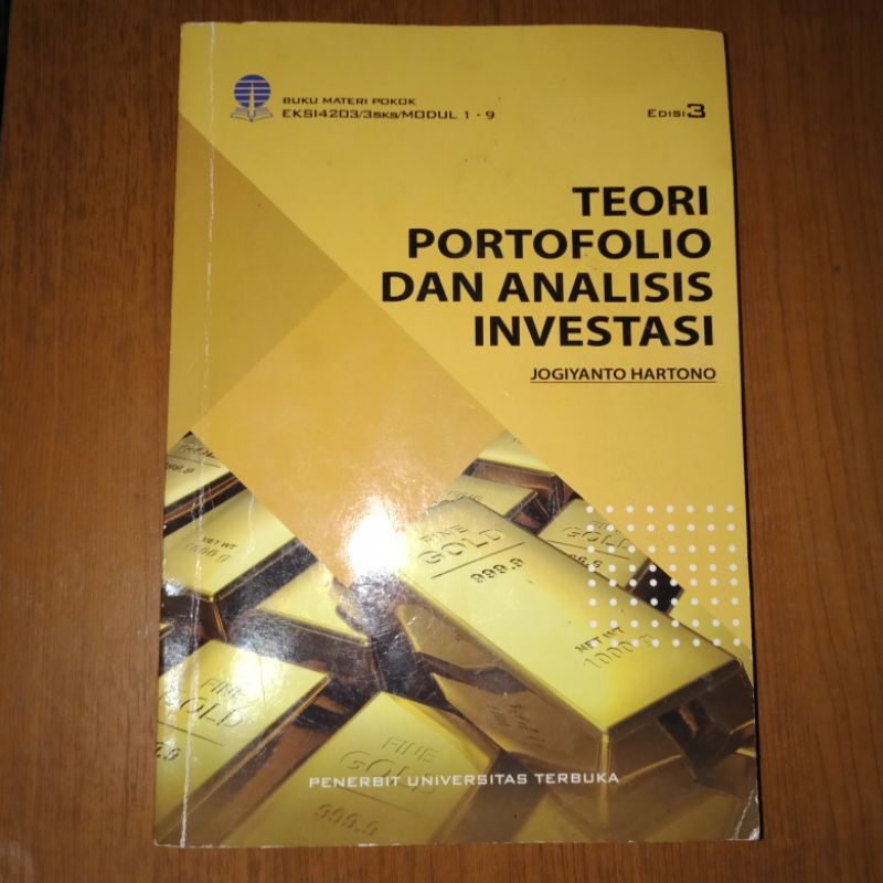 Jual BMP Modul Teori Portofolio Dan Analisis Investasi EKSI4203 ...