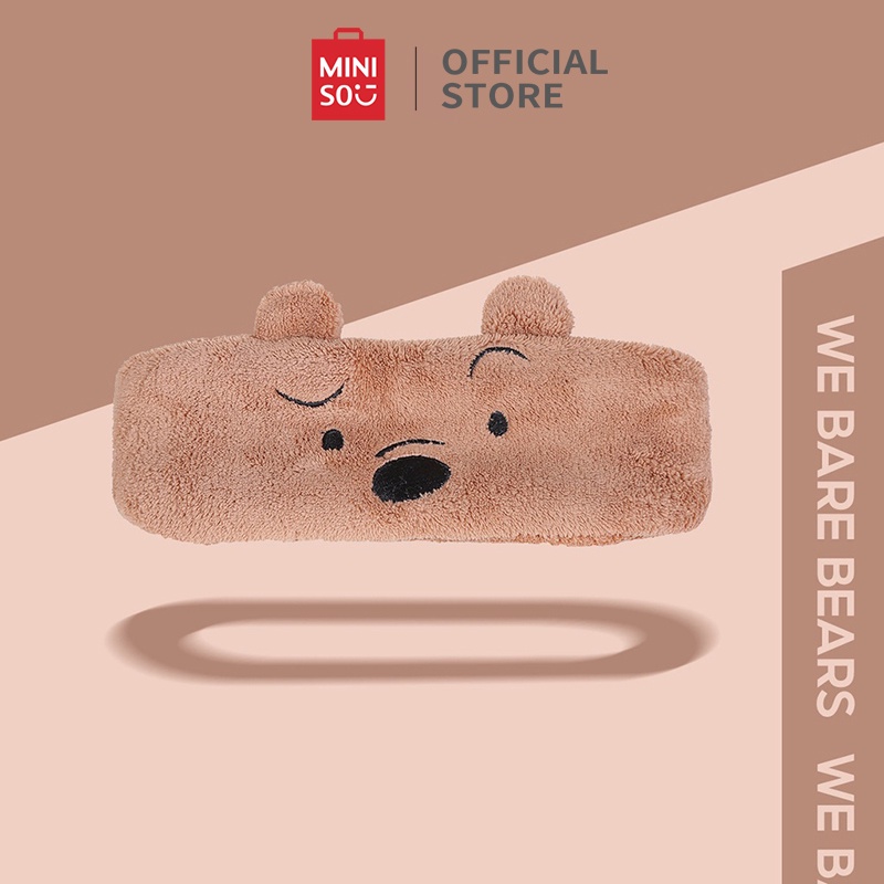 Jual Miniso Official We Bare Bears Headband Bando Penutup Mata