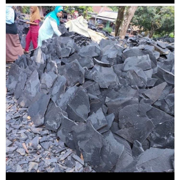 Jual Batu Templek Hitam Alami Shopee Indonesia