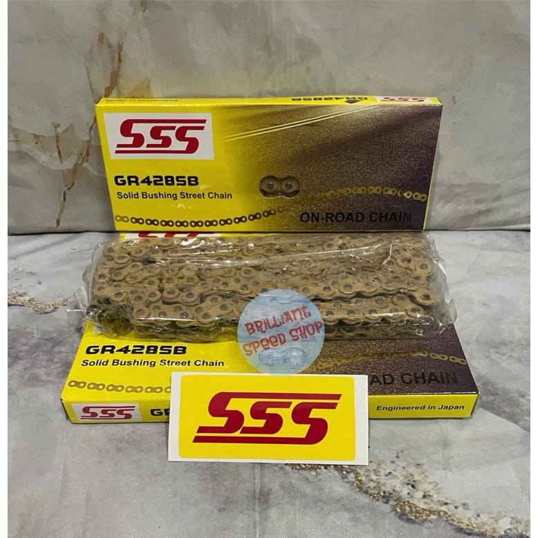 Jual Rantai SSS Tipe Sb 428-110L / 130L Gold | Shopee Indonesia