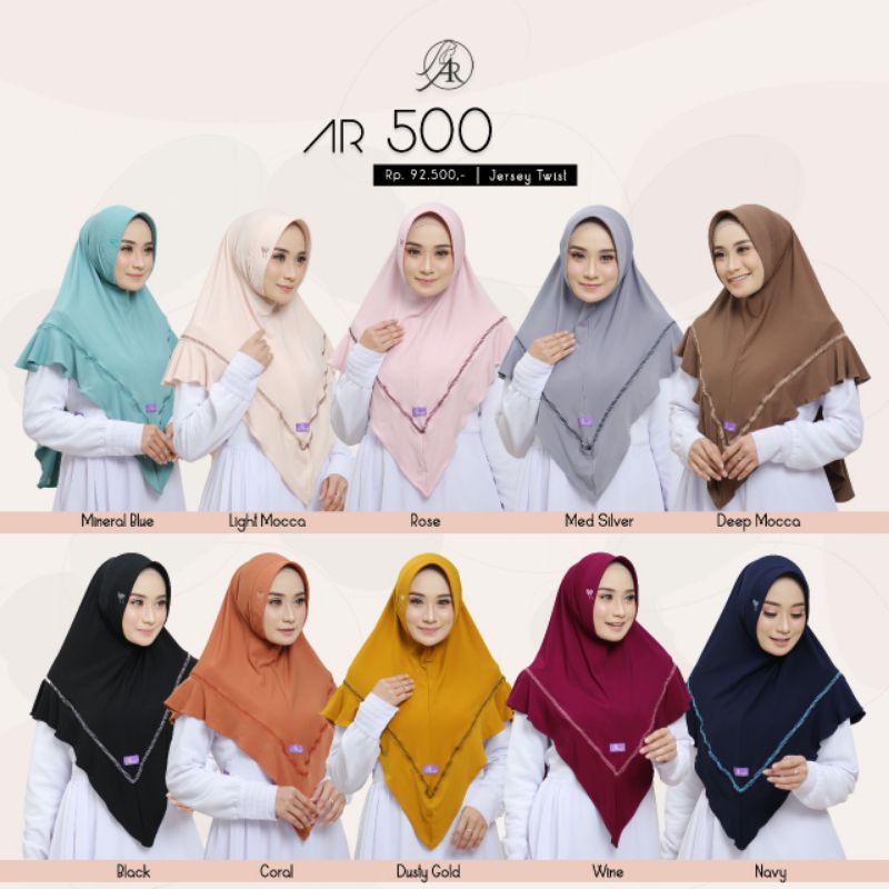 Jual Hijab Ar Rafi Terbaru Termurah AR 500 | Shopee Indonesia