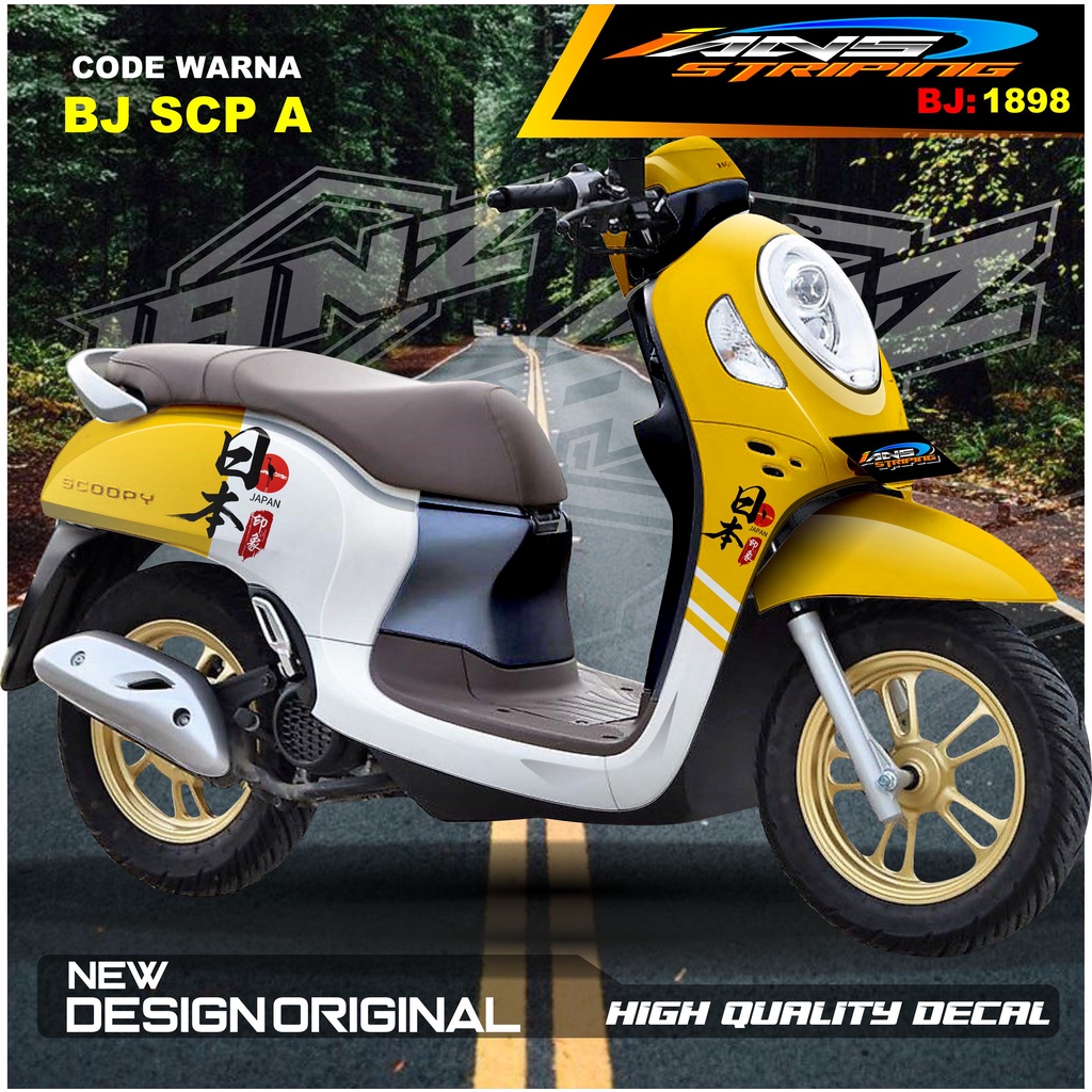 Jual STIKER FULL BODY SCOOPY / STICKER ALL NEW SCOOPY / STIKER FULL ...
