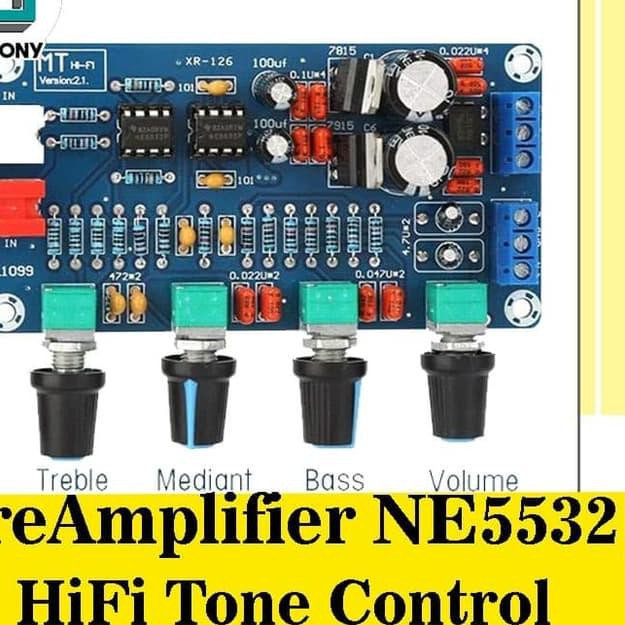 Jual NE5532 HiFi Tone Control PreAmp PreAmplifier MDL-1 | Shopee Indonesia