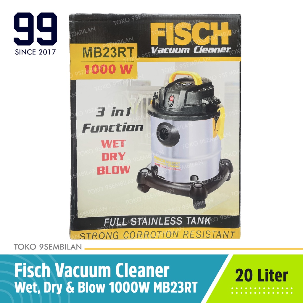 Jual Fisch Vacuum Cleaner MB 23 RT 1000 Watt MB23RT 3 in 1 Sedot Debu