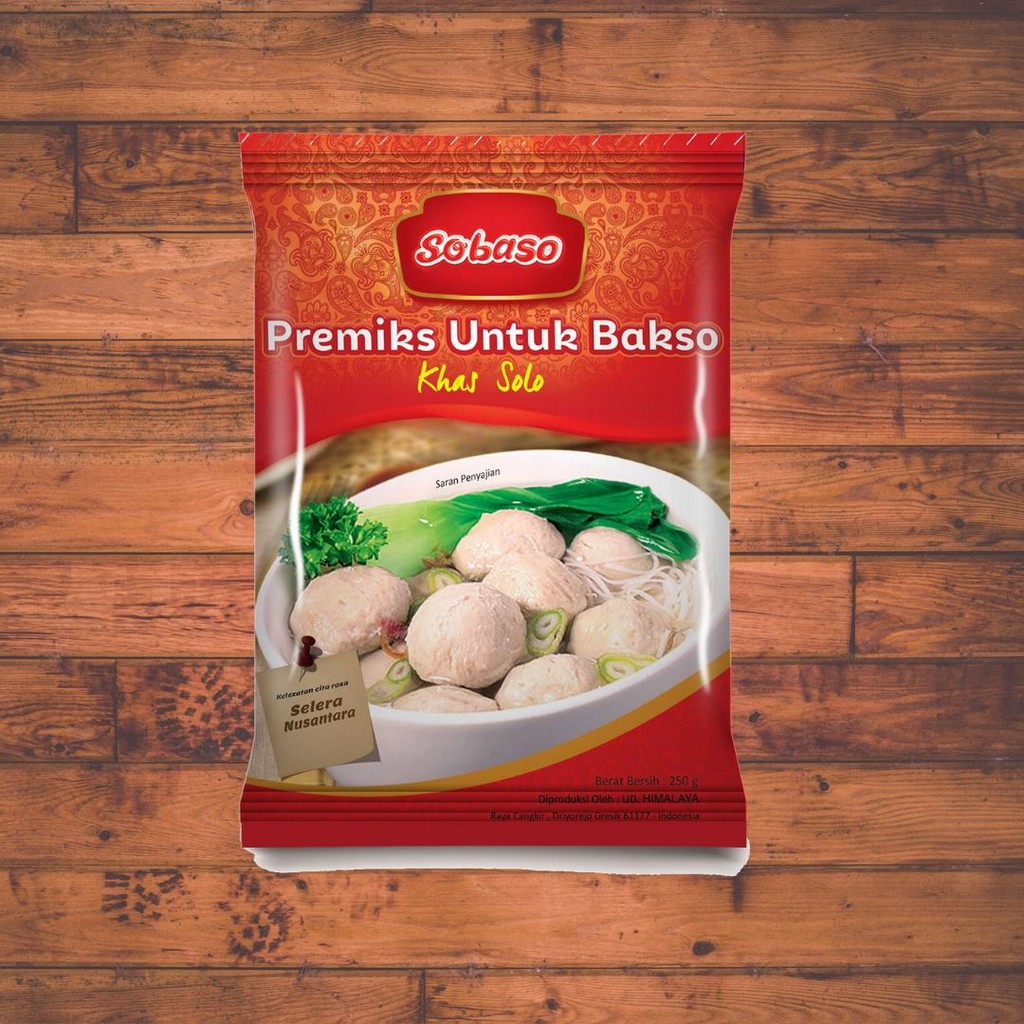 Jual 1 Dus Box Sobaso Tepung Premiks Untuk Bakso Khas Solo Shopee