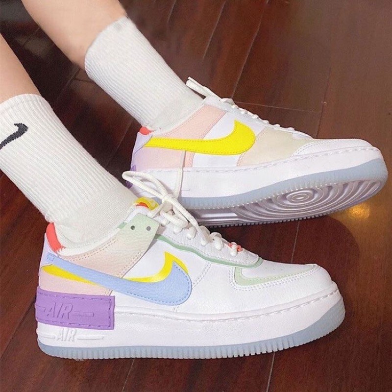 nike air force 1 shadow white hydrogen blue purple