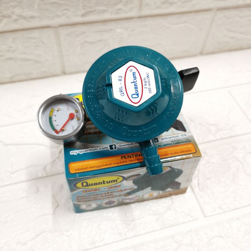 Jual QUANTUM QRL 03 REGULATOR ELPIJI LPG TEKANAN RENDAH PEMUTUS GAS
