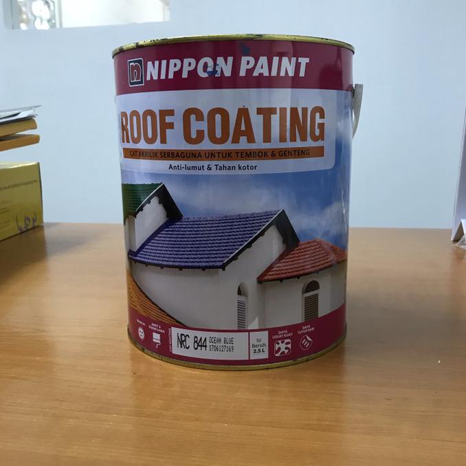 Jual Nippon Paint Roof Coating Cat Serbaguna Tembok Genteng Liter Shopee Indonesia