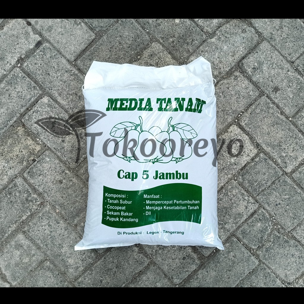 MEDIA TANAM CAP 5 JAMBU KEMASAN PABRIK LIMA VIA GOSEND GRAB