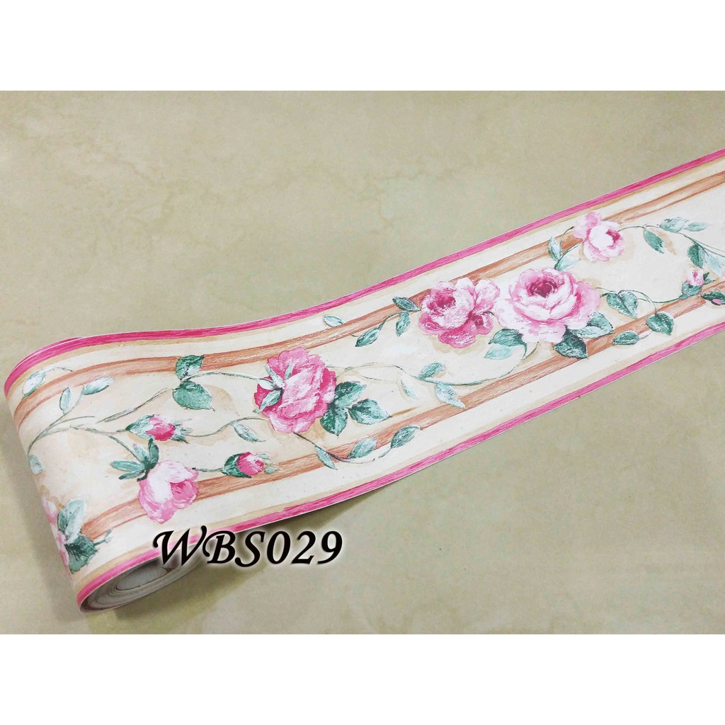 Jual WALLPAPER / WALLSTICKER BORDER STICKER WBS029 | Shopee Indonesia
