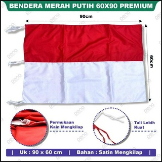 Jual Bendera Indonesia 60x90cm - Bendera Merah Putih - Bendera Rumah ...