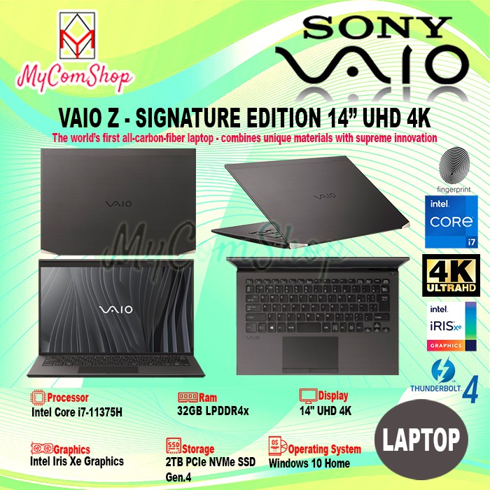 Jual SONY VAIO Z i7-11375H 32GB RAM 2TB SSD 14