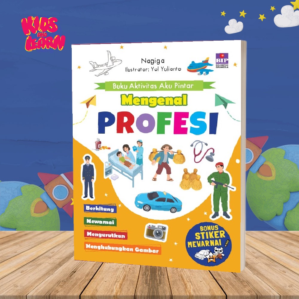 Jual Buku Aktivitas Belajar Anak Aku Pintar Mengenal Profesi Anak Tk ...