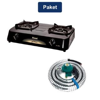 Jual Rinnai Kompor Gas 2 Tungku 60 cm (RI302S) | Shopee Indonesia