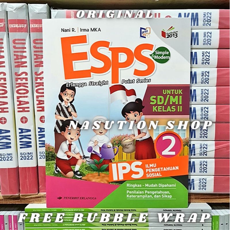 Jual Buku ESPS IPS Kelas 2 SD K13 Revisi Erlangga | Shopee Indonesia