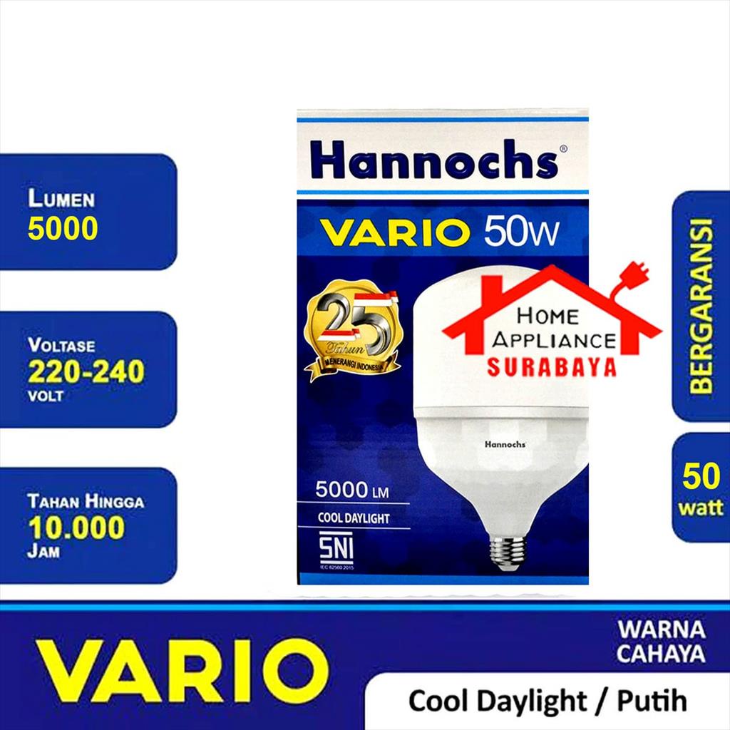 Jual Lampu Kapsul Capsule Bohlam Led Hannochs Vario W Watt K