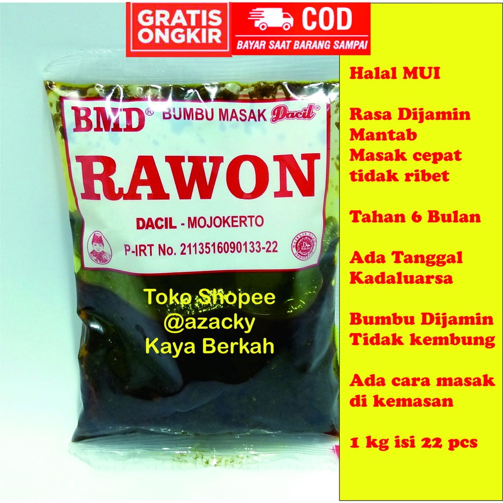 Jual Bumbu Rawon Khas Surabaya Dari Bumbu Masak Instan Dacil Dijamin