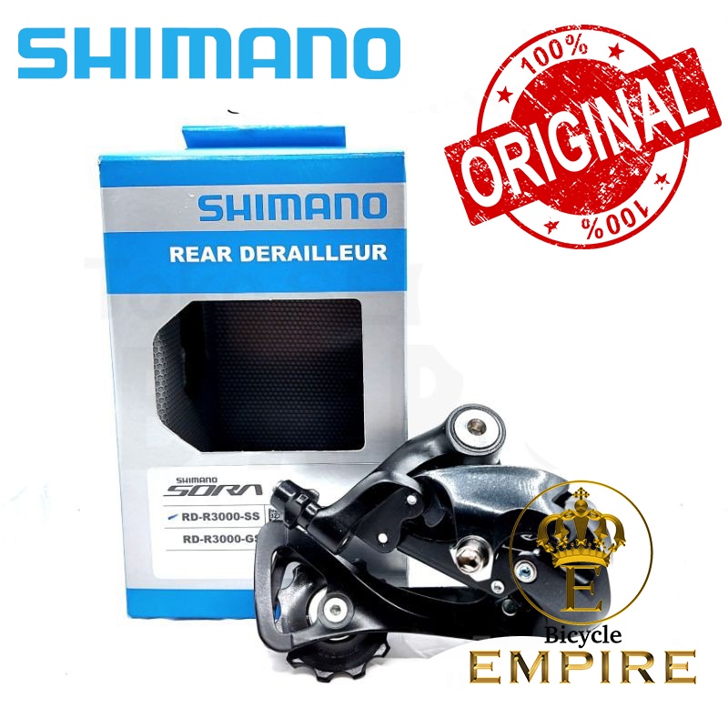 Jual Rear Derailleur RD Shimano Sora R3000 SS GS 9 Speed Bicycle Empire ...
