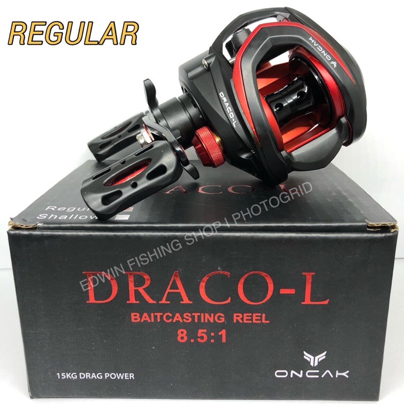 Reel Pancing BC Casting Oncak Draco L DRAG POWER 15 KG