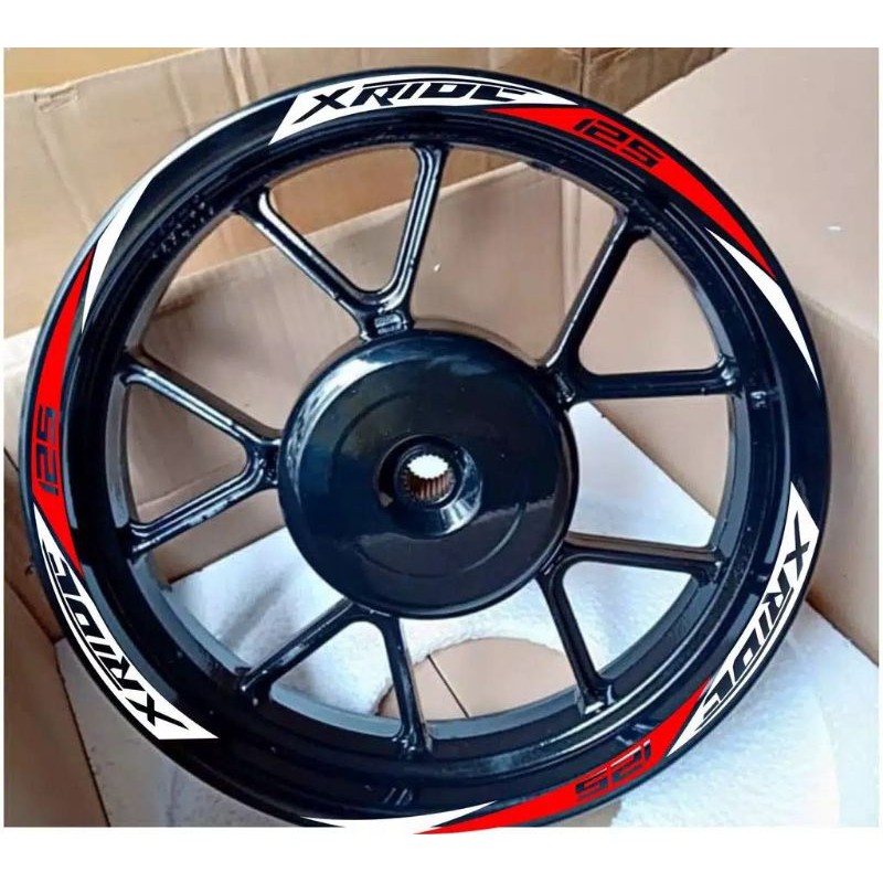 Jual Stiker List Velg Yamaha Xride Xride New Cutting Stiker