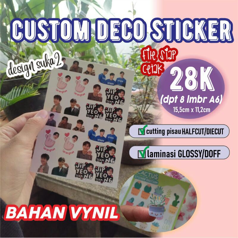 Jual STICKER CUSTOM TERMASUK CUTTING DAN LAMINASI | Shopee Indonesia