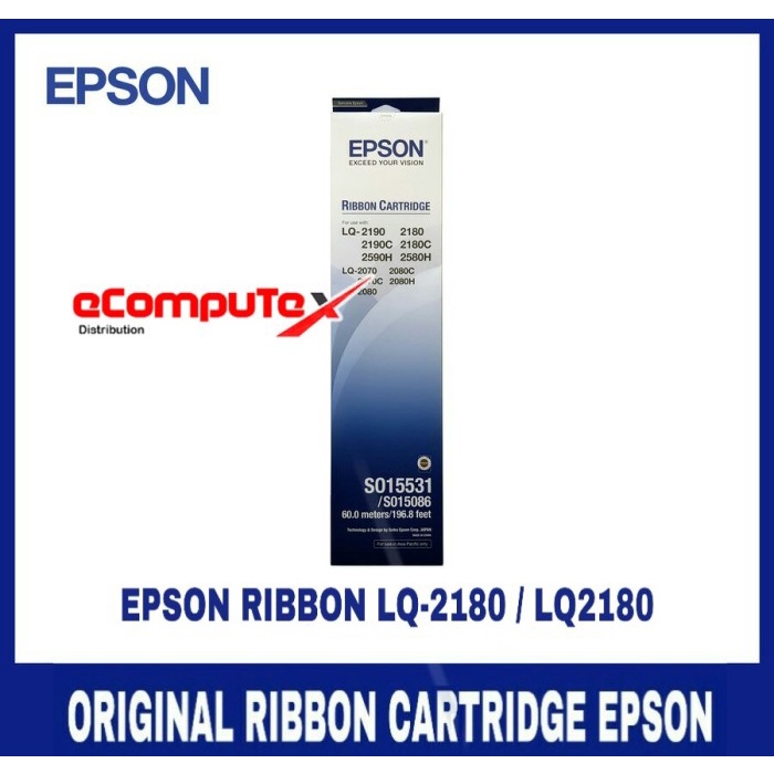 Jual RIBBON CARTRIDGE / CATRIDGE PITA PRINTER EPSON RC LQ2180 LQ 2180 ...