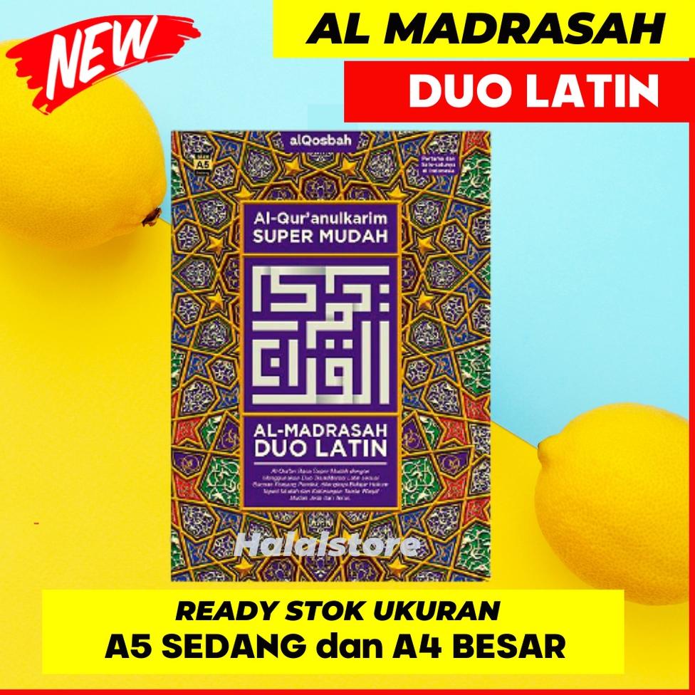 Jual Al Quran Tajwid Dan Terjemahan AlQuran AlMadrasah DUO LATIN A4 ...