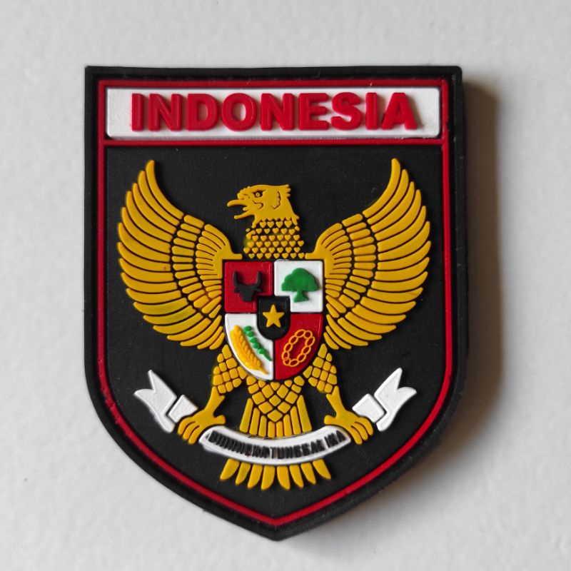 Jual Patch Rubber Logo Tni Ad Ekapaksi Nkri Garuda Tempelan Emblem Karet Velcro Army Shopee