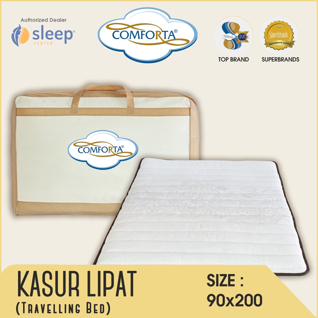 Jual Sc Comforta Kasur Lipat 90x200 ( Travel Bed ) | Shopee Indonesia