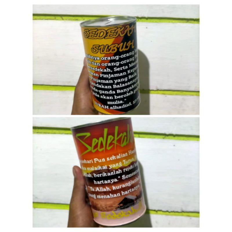 Jual CELENGAN VIRAL - CELENGAN SEDEKAH SUBUH - CELENGAN KALENG BUKA