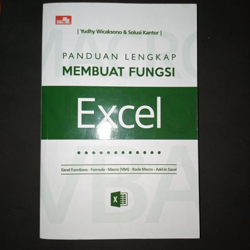 Jual Buku Panduan Lengkap Fungsi EXCEL, Belajar Excel | Shopee Indonesia